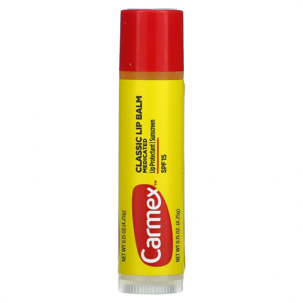 ���������� Carmex, ������������ ������� ��� ���, ��������, SPF 15, 4,25 � (15 �����)  Iherb (������)