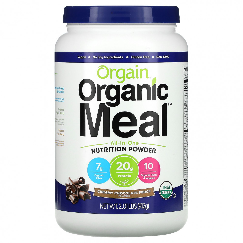 Orgain, Organic Meal,   ,   , 912  (2,01 )    , -, 