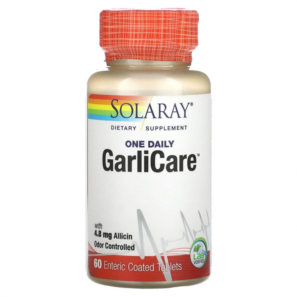 Solaray, One Daily GarliCare, 60 ,       , -, 