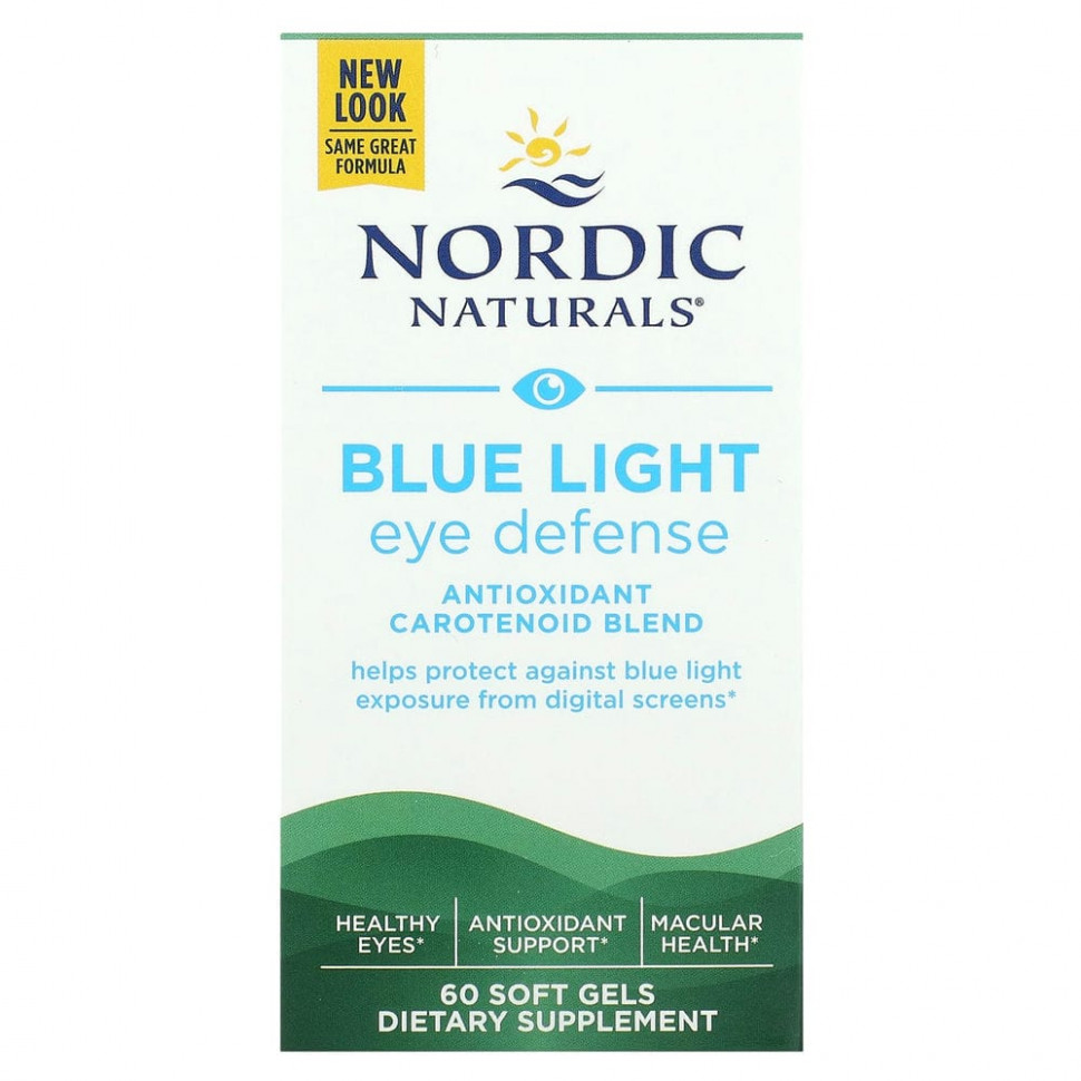 Nordic Naturals, Blue Light Eye Defense, 60      , -, 