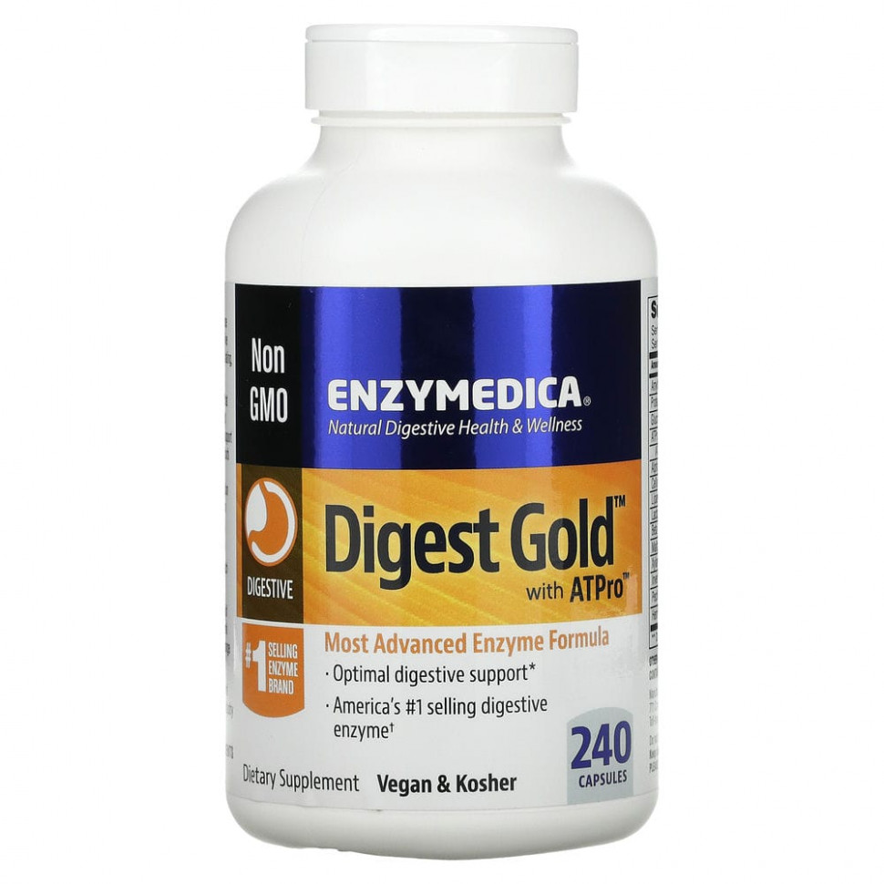 Enzymedica, Digest Gold  ATPro,    , 240     , -, 