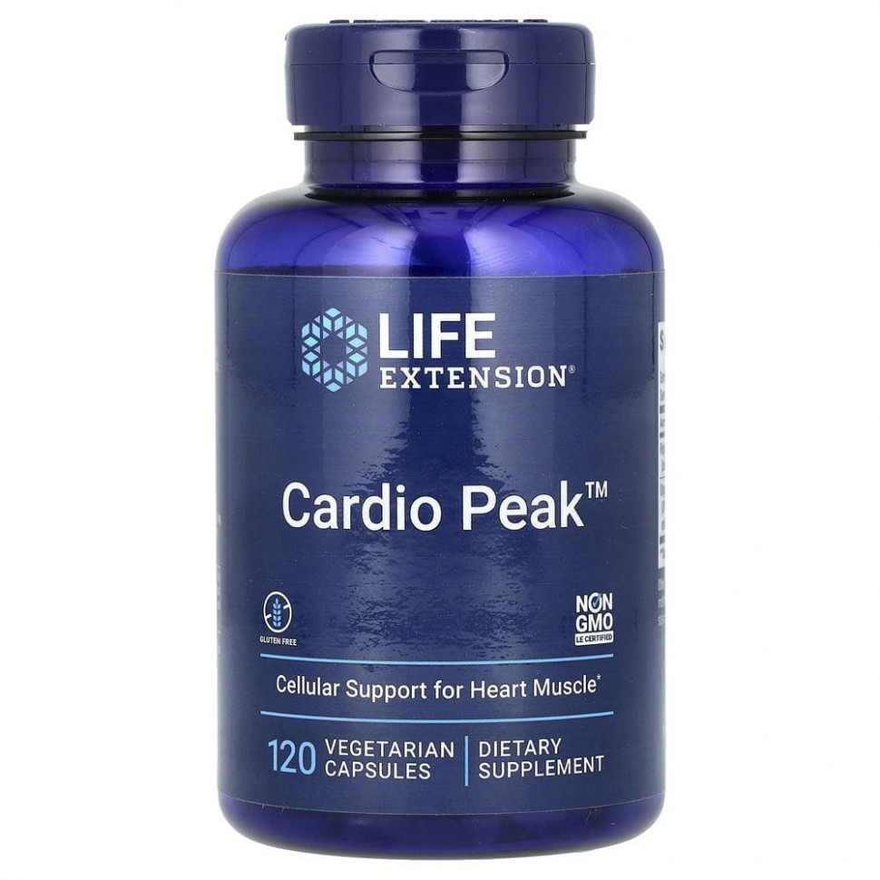 Life Extension, Cardio Peak, 120      , -, 