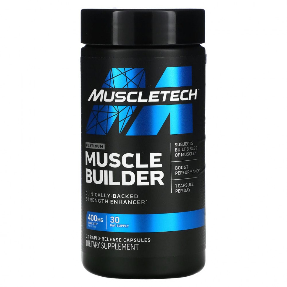 Muscletech, Platinum Muscle Builder, 30        , -, 