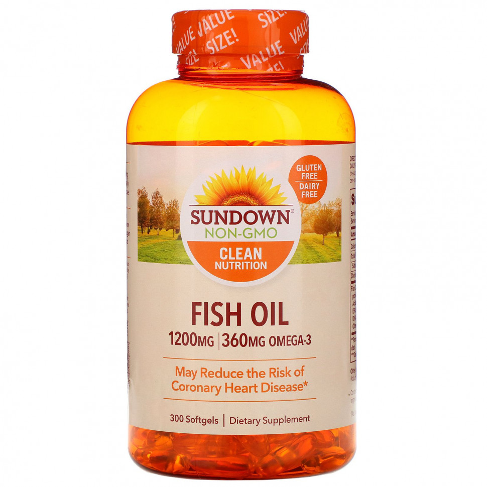  Sundown Naturals,  , 1200 , 300    Iherb ()