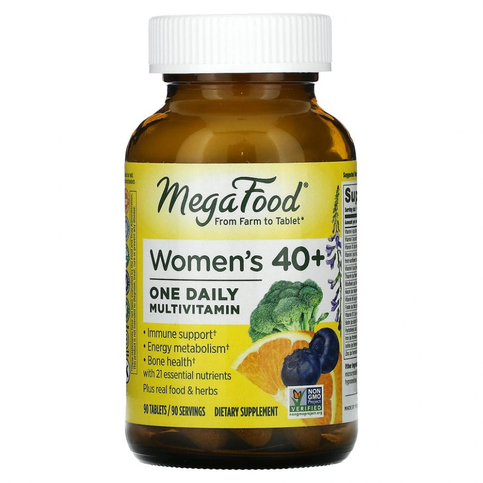 MegaFood, Women Over 40,     40 ,      , 90     , -, 