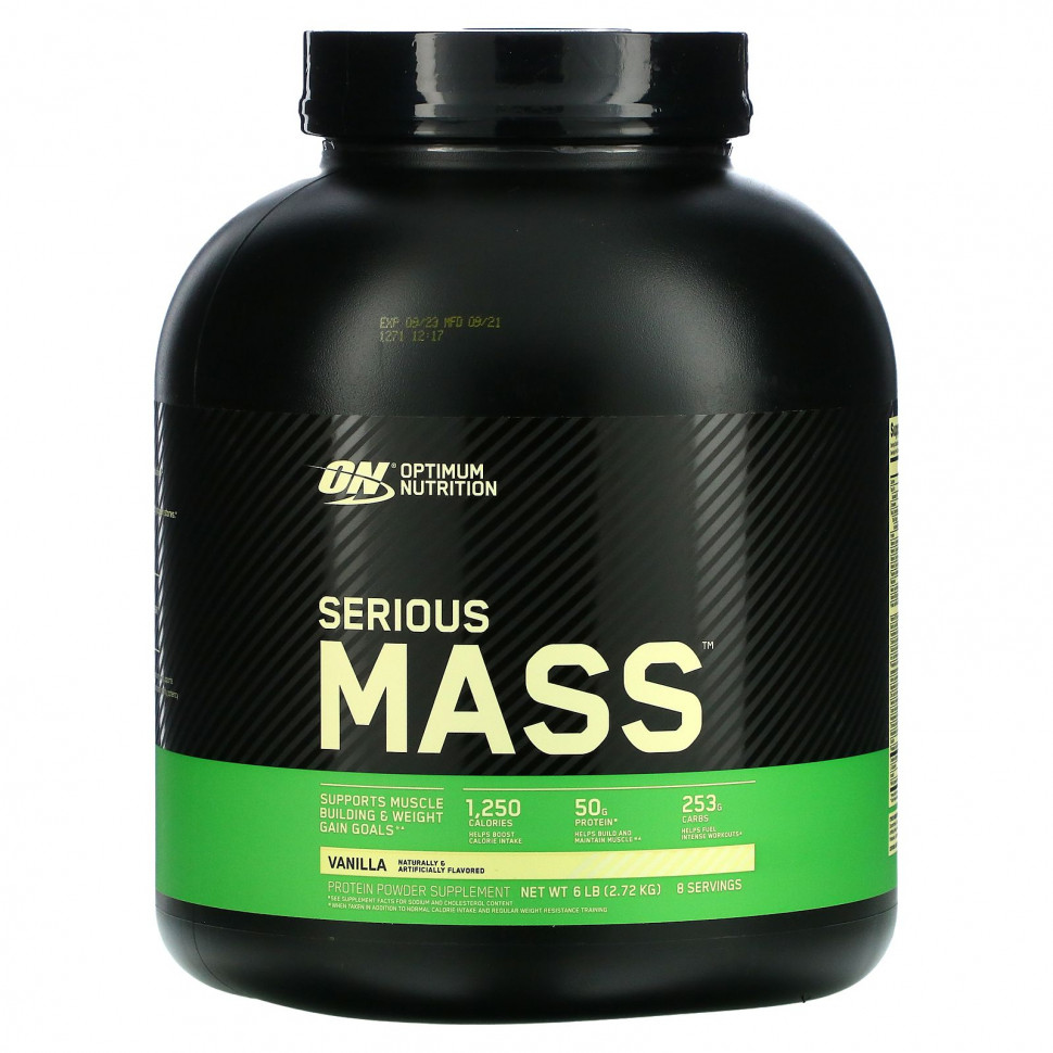  Optimum Nutrition,  Serious Mass       ,   , 2,72   Iherb ()