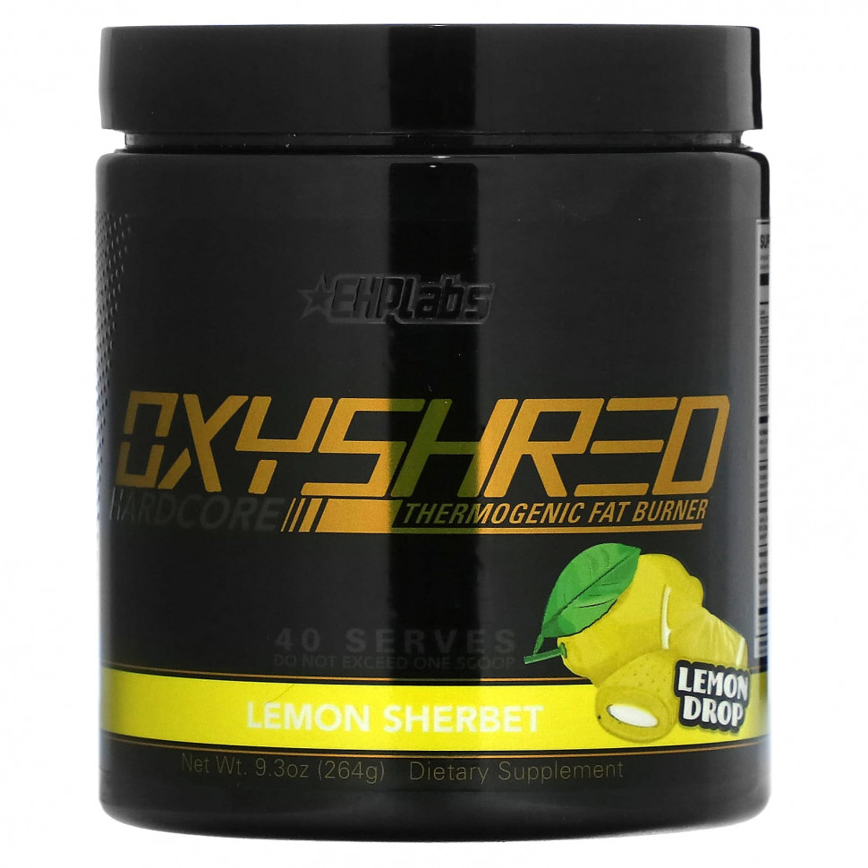 EHPlabs, OxyShred, Hardcore Thermogenic Fat Burner,  , 264  (9,3 )    , -, 