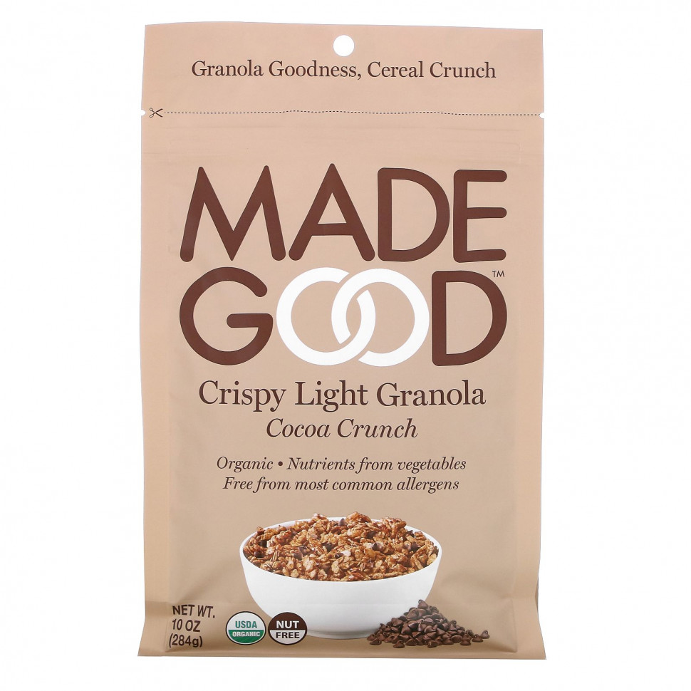 MadeGood, Crispy Light Granola,    , 284  (10 )    , -, 