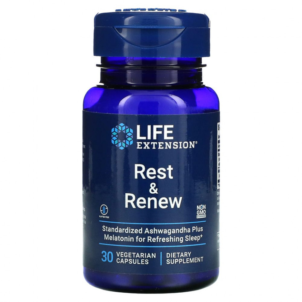 Life Extension, Rest & Renew, 30      , -, 