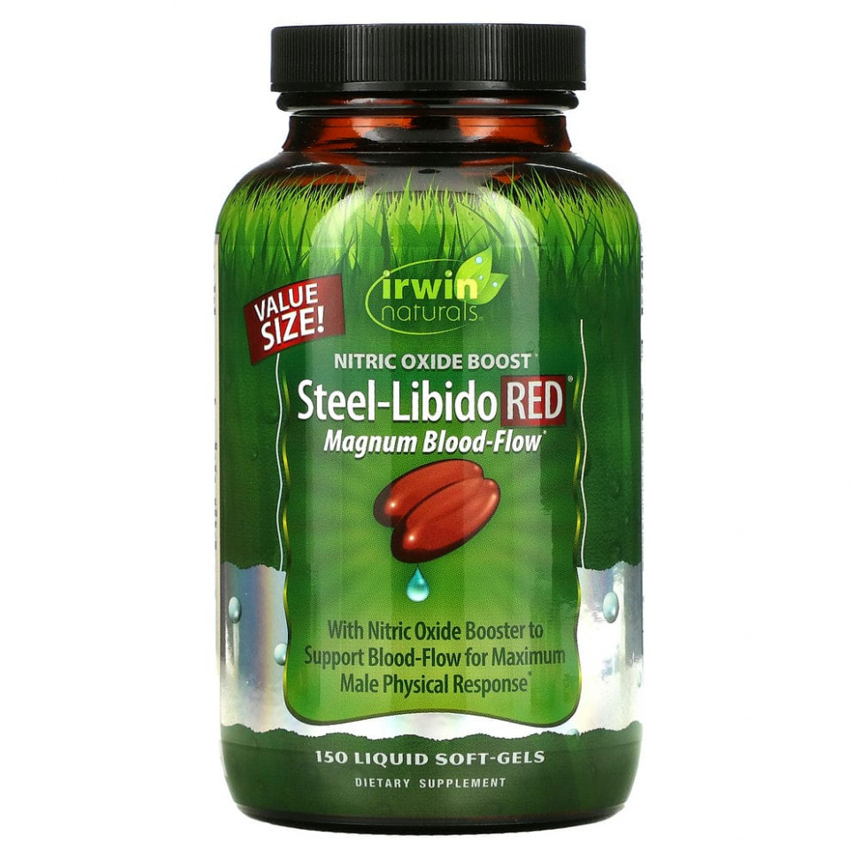 Irwin Naturals, Steel-Libido Red,  , 150         , -, 