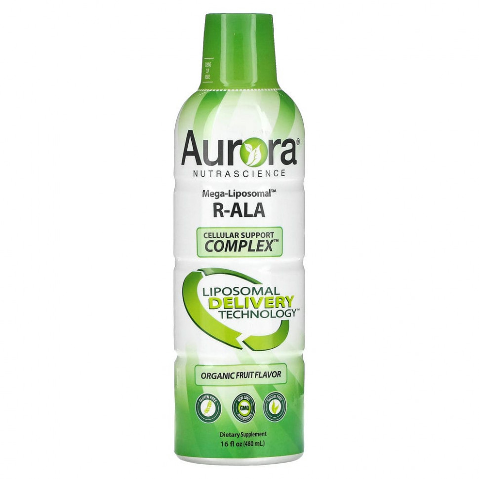 Aurora Nutrascience, Mega-Liposomal R-ALA, R-  ,    , 480  (16 . )    , -, 