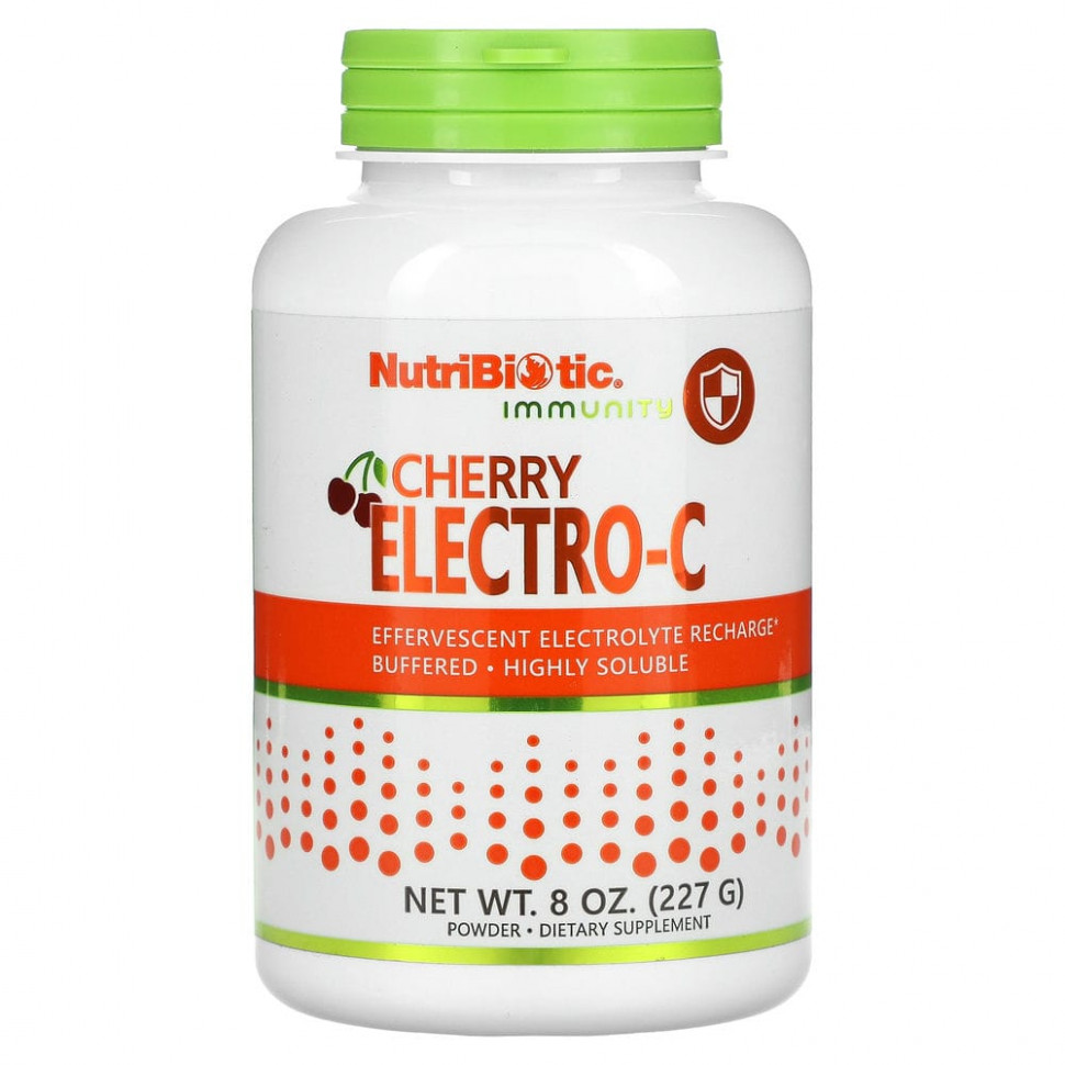 NutriBiotic, Immunity, Cherry Electro-C, , 227  (8 )    , -, 