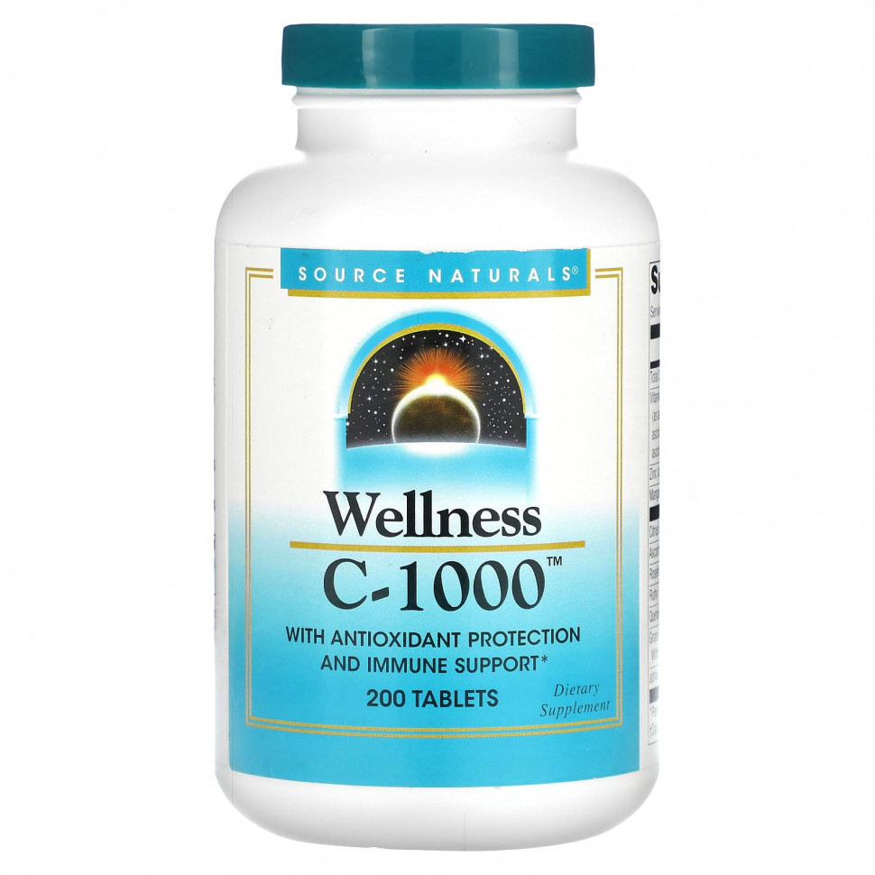 Source Naturals, Wellness, C-1000`` 200     , -, 