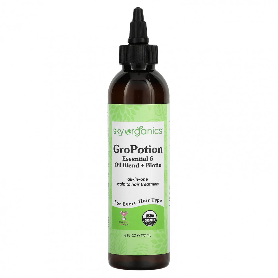 Sky Organics, GroPotion,  6   + , 177  (6 . )    , -, 