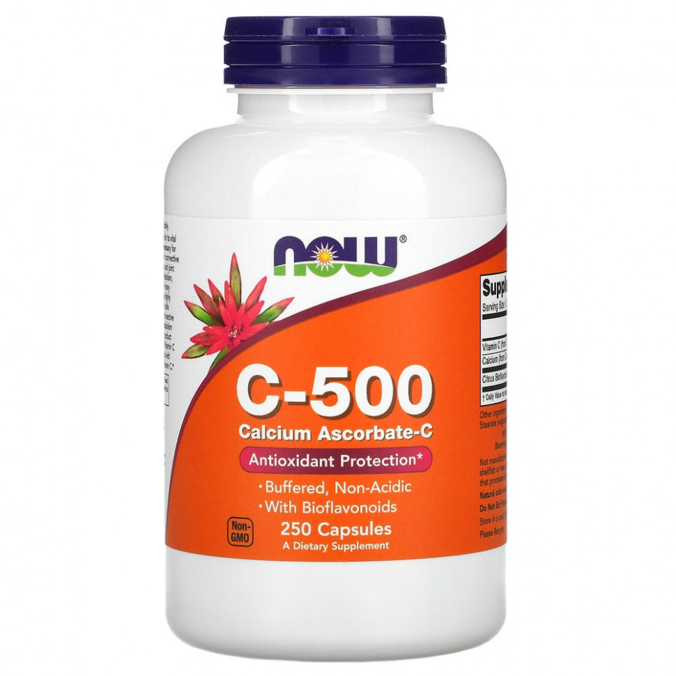 NOW Foods, C-500,  -C, 250     , -, 