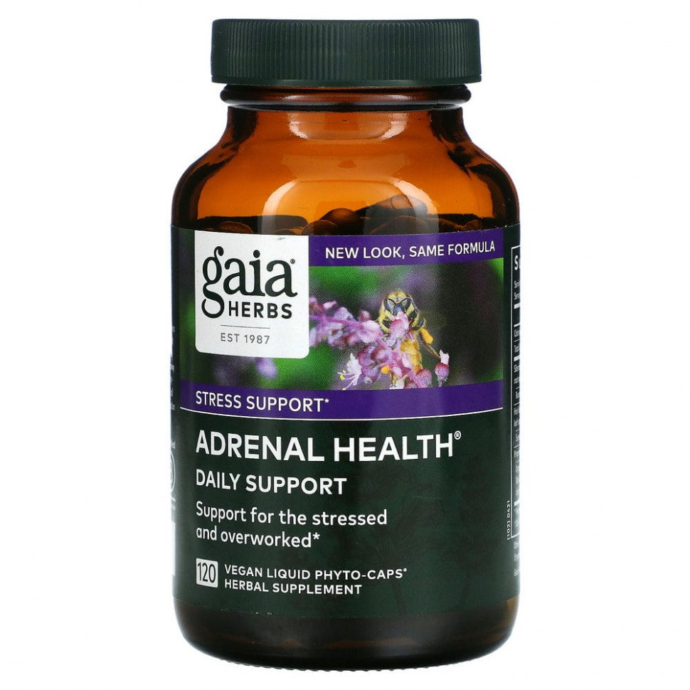 Gaia Herbs, Adrenal Health,  , 120   Phyto-Caps    , -, 