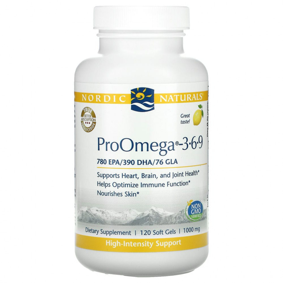 Nordic Naturals, ProOmega 3-6-9, -3-6-9  ,   , 1000 , 120     , -, 