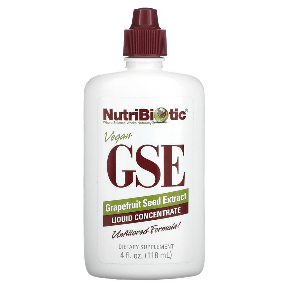 ���������� NutriBiotic, ��������� �������� ����� ���������� GSE, ������ ����������, 118 �� (4 ����. �����)  Iherb (������)