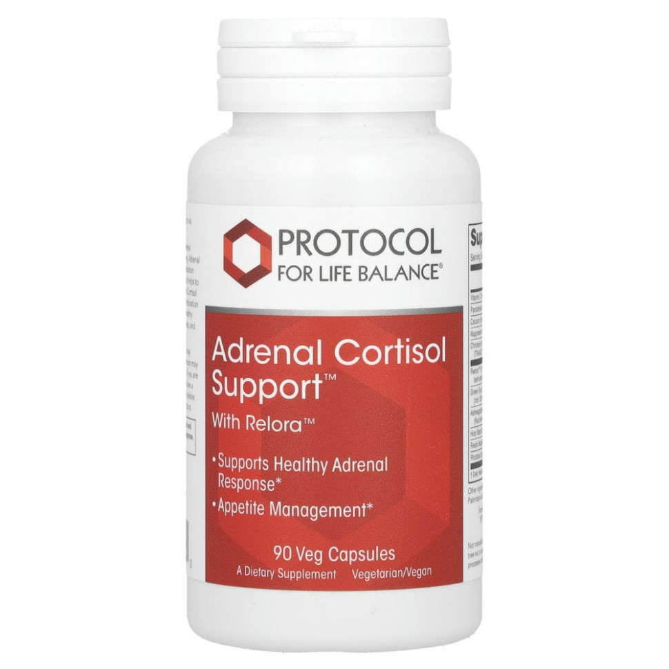 Protocol for Life Balance, Adrenal Cortisol Support  Relora,    , 90      , -, 