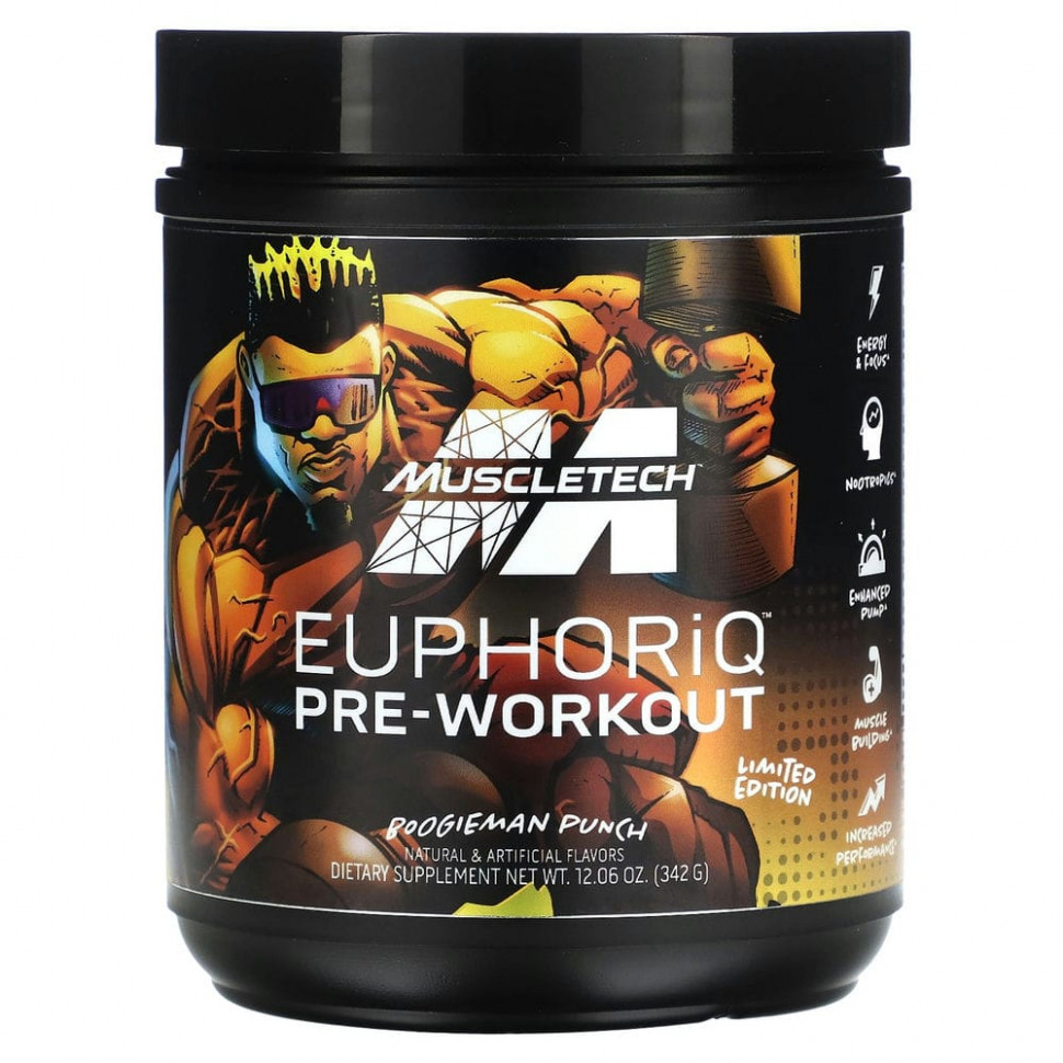 MuscleTech,  , Euphoriq,  , Boogieman Punch, 342  (12,06 )    , -, 