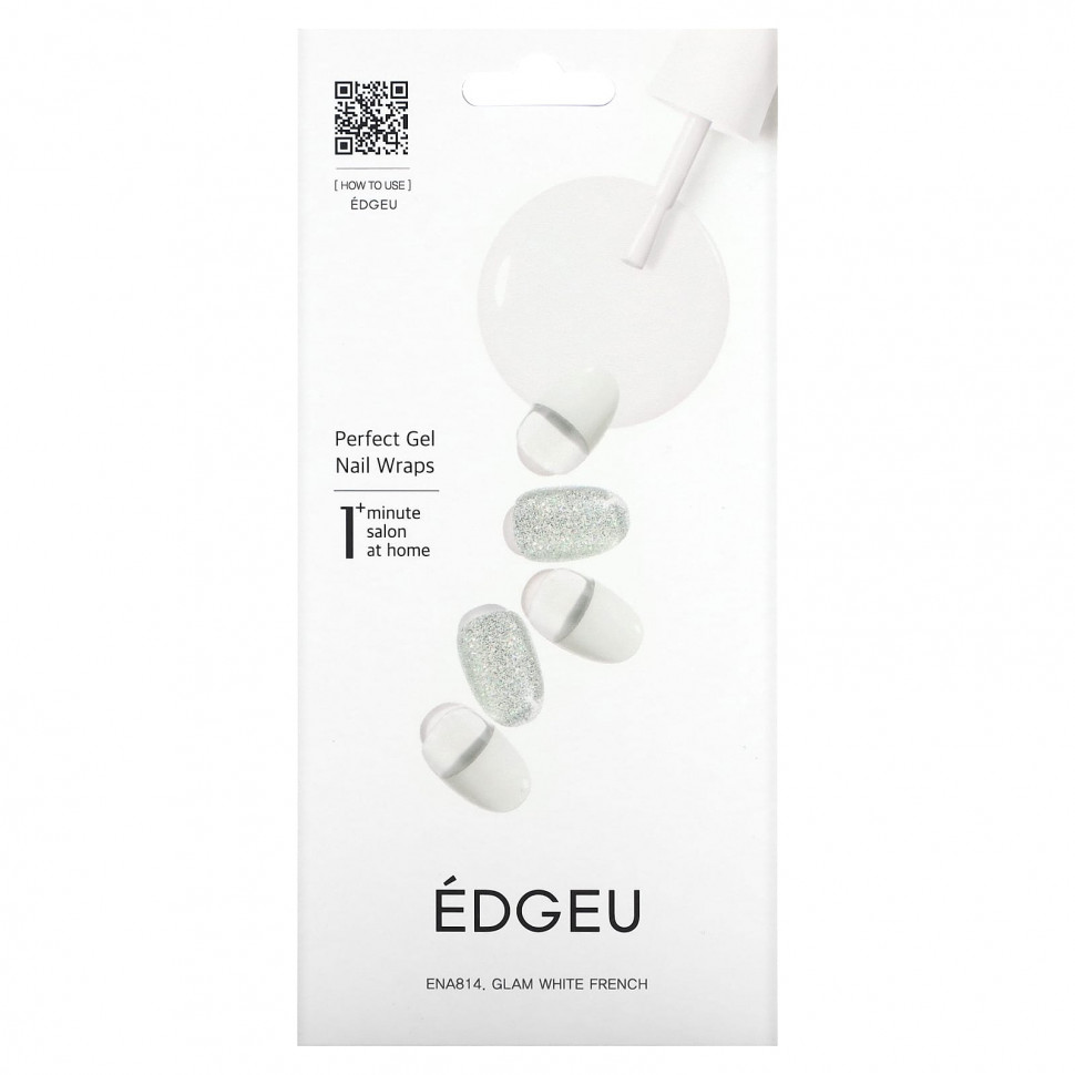 Edgeu, Perfect Gel Nail Wraps, ENT814,    ,   16     , -, 