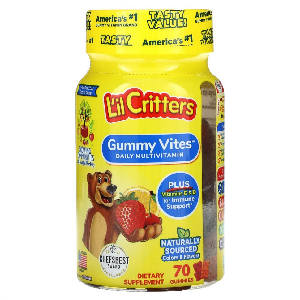 L'il Critters, Gummy Vites,   , 70      , -, 