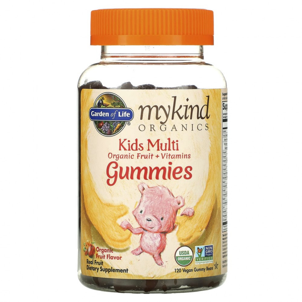 Garden of Life, MyKind Organics, Kids Multi,      , 120       , -, 