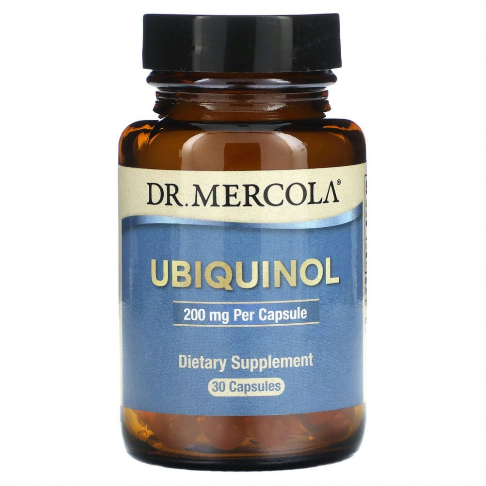 Dr. Mercola, Ubiquinol, 200 mg, 30 Capsules    , -, 