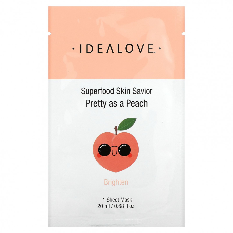 Idealove, Superfood Skin Savior, Pretty as a Peach, 1  , 20  (0,68 . )    , -, 