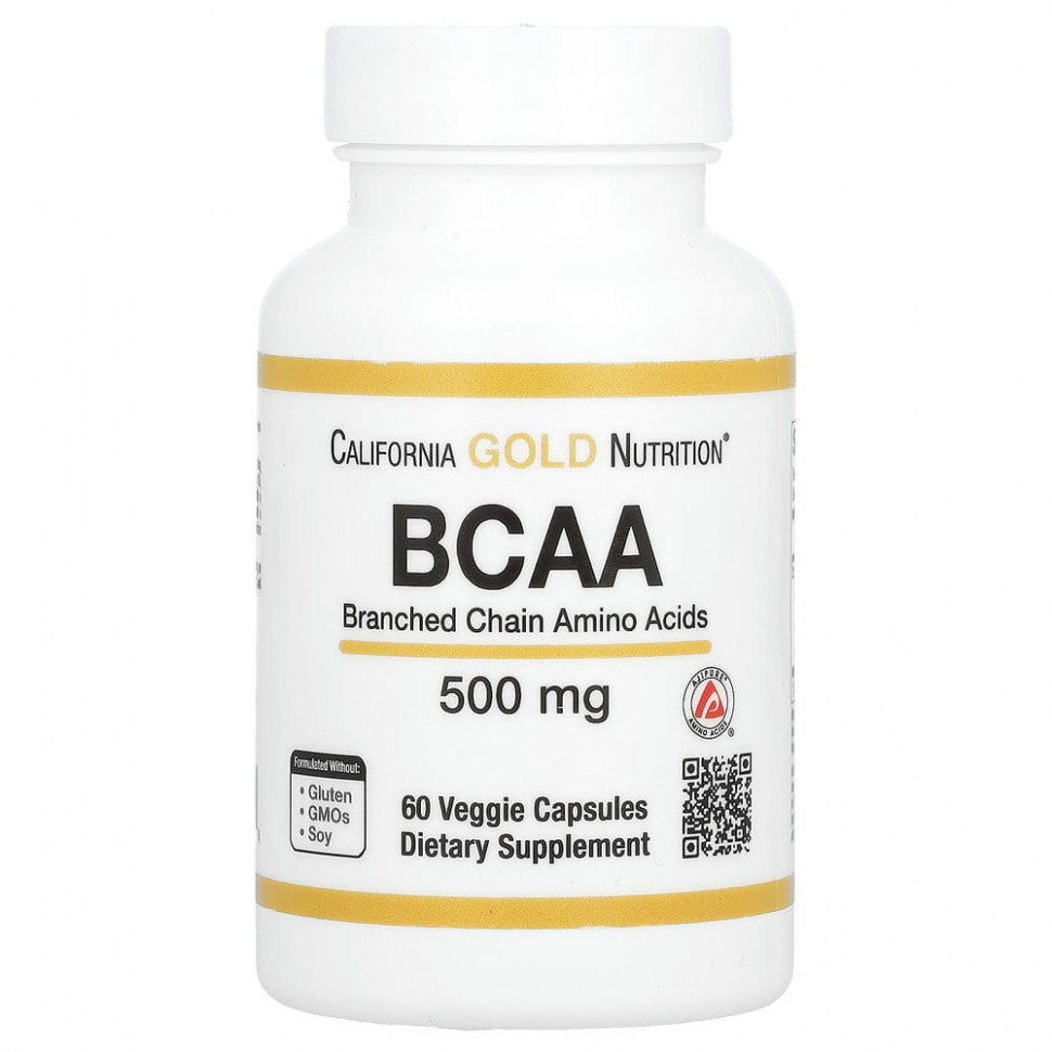 California Gold Nutrition, BCAA,     AjiPure, 500 , 60      , -, 