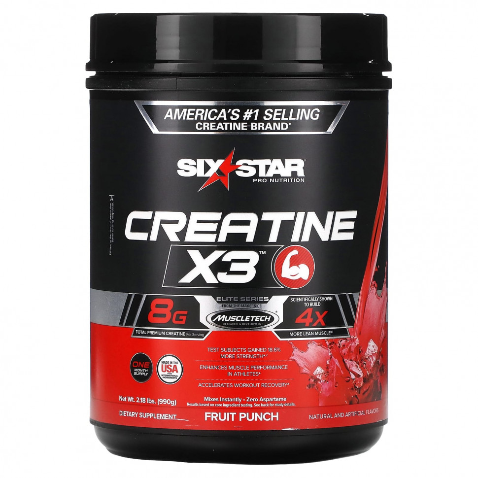 SIXSTAR, Creatine X3,  , 990  (2,18 )    , -, 