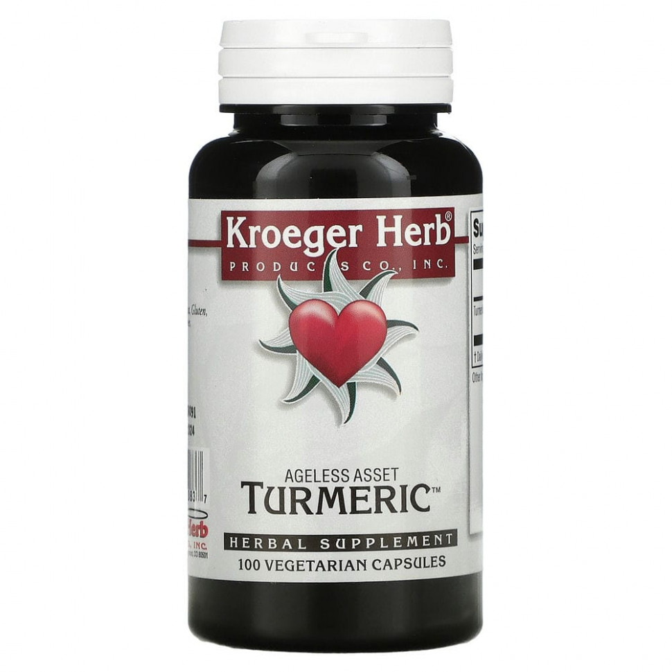 Kroeger Herb Co, Turmeric, 100      , -, 