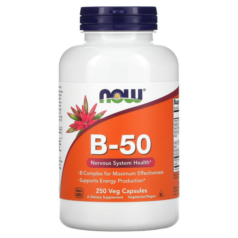 NOW Foods, B-50, 250      , -, 