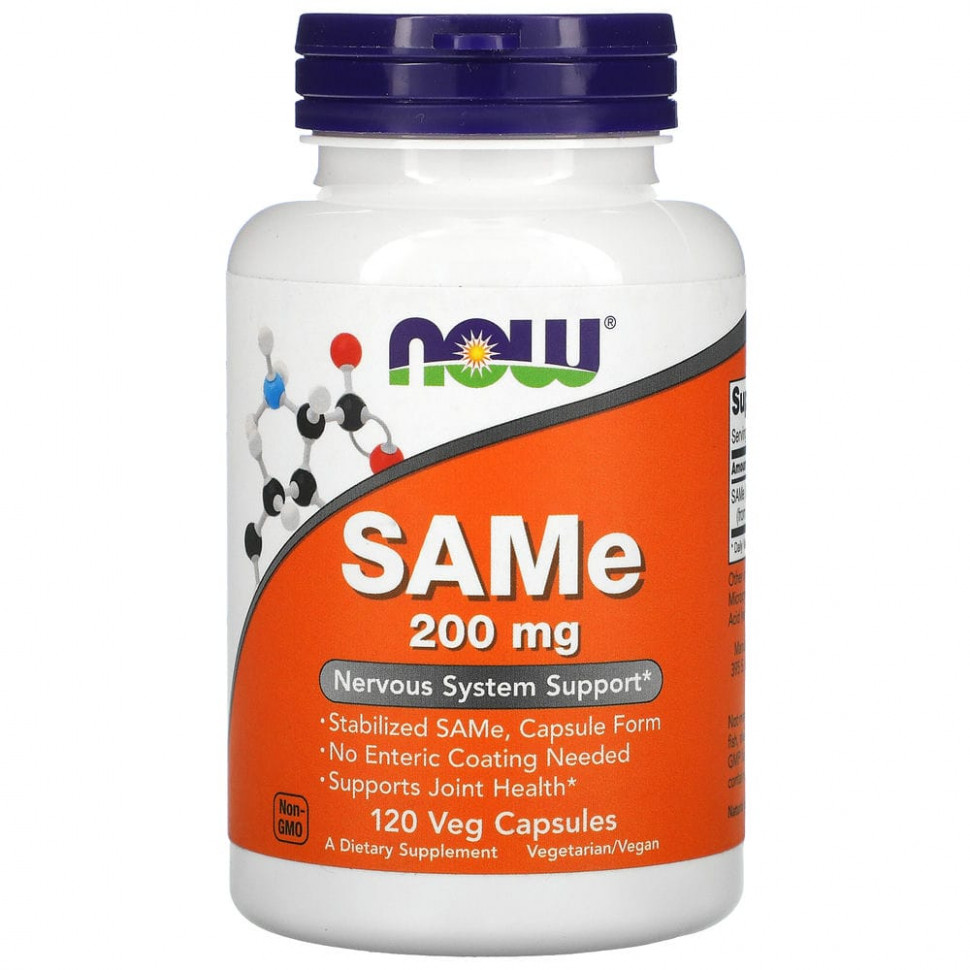 NOW Foods, SAMe, 200 , 120      , -, 