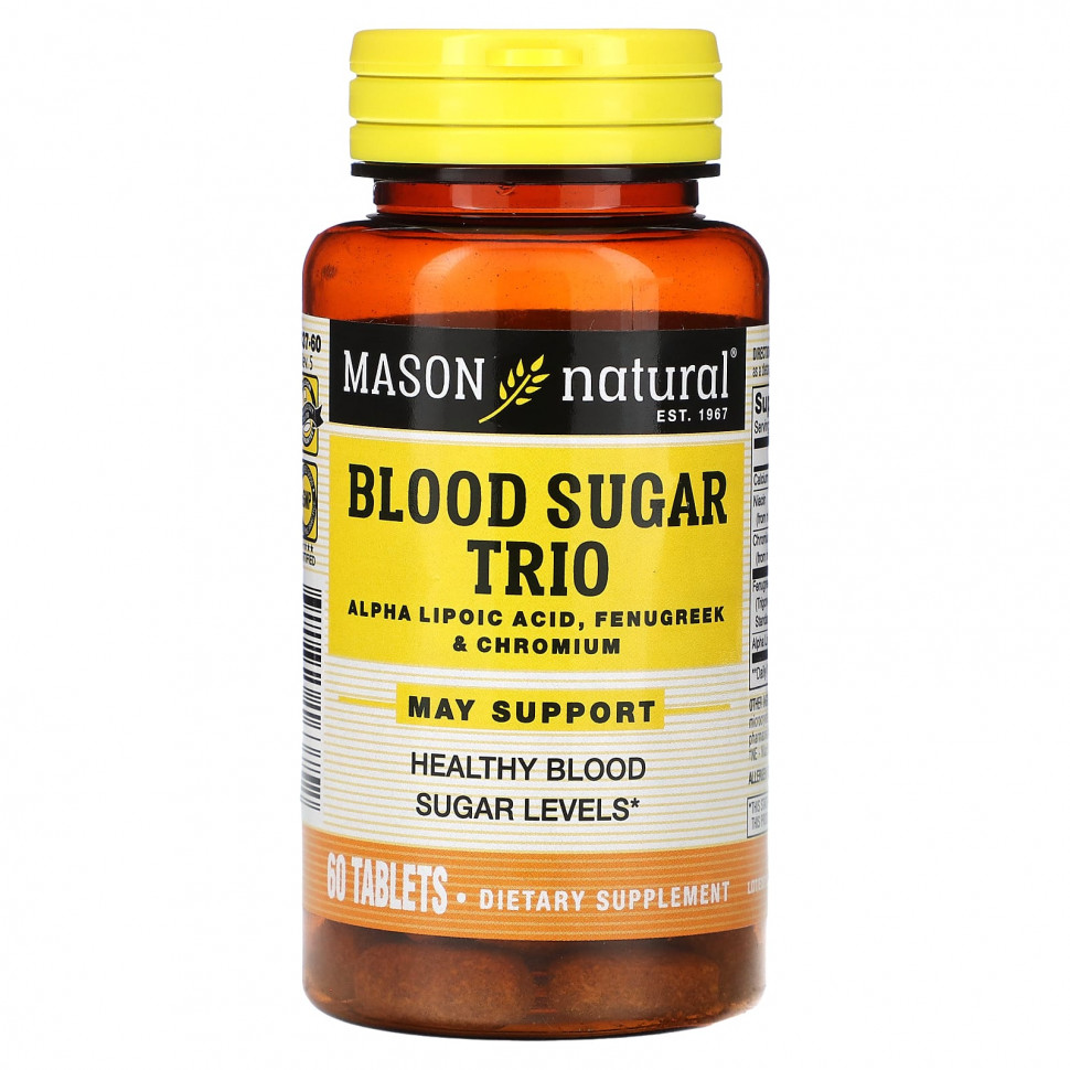  Mason Natural, Blood SugarTrio, 60   Iherb ()