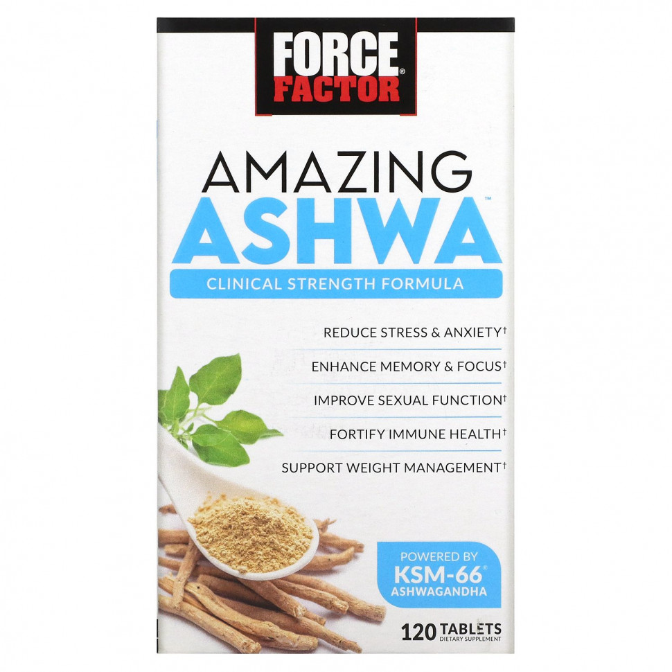 Force Factor, Amazing Ashwa, 120     , -, 