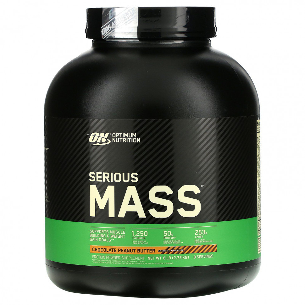  Optimum Nutrition, Serious Mass,  , - , 2,72  (6 )  Iherb ()