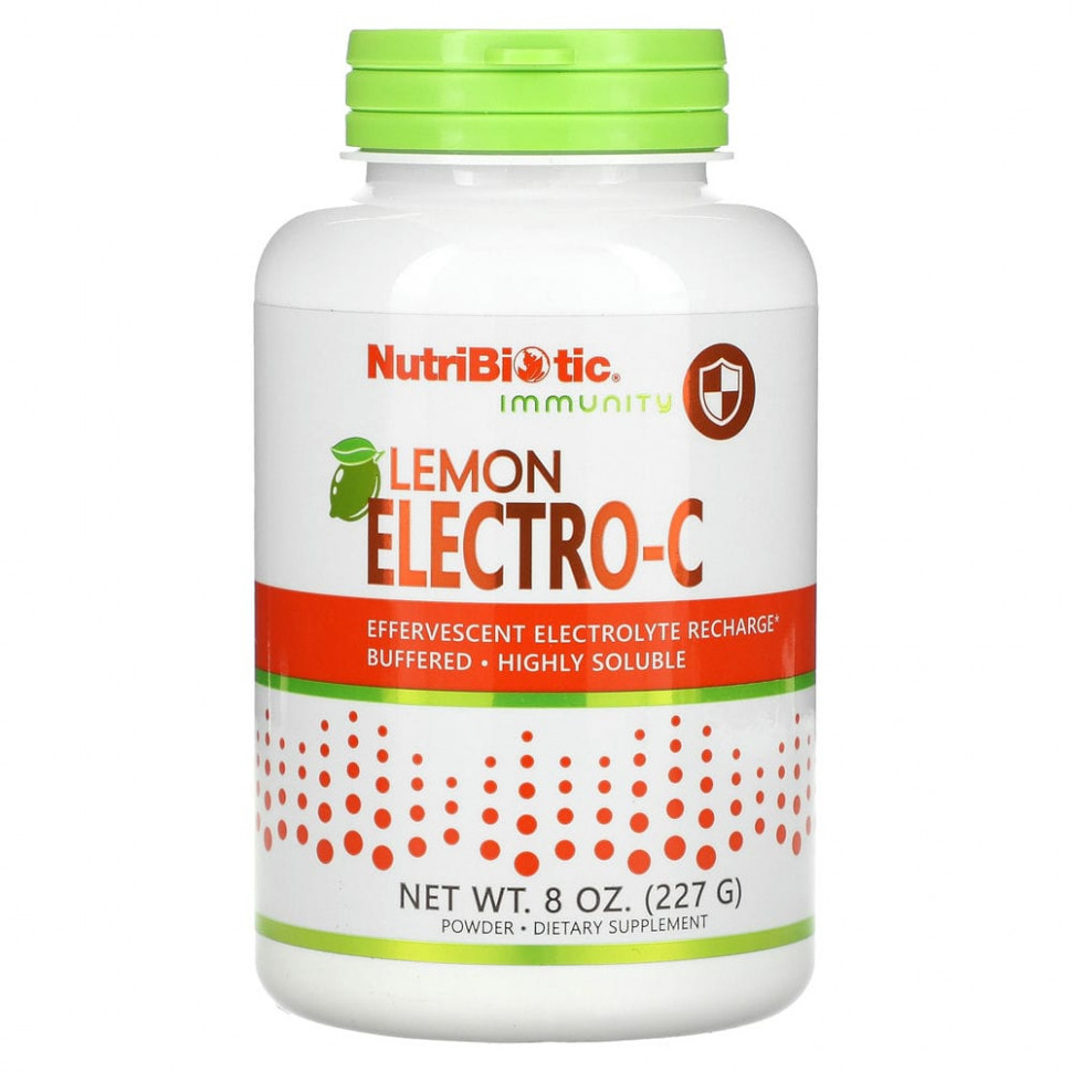 NutriBiotic, Immunity, Lemon Electro-C, 227  (8 )    , -, 