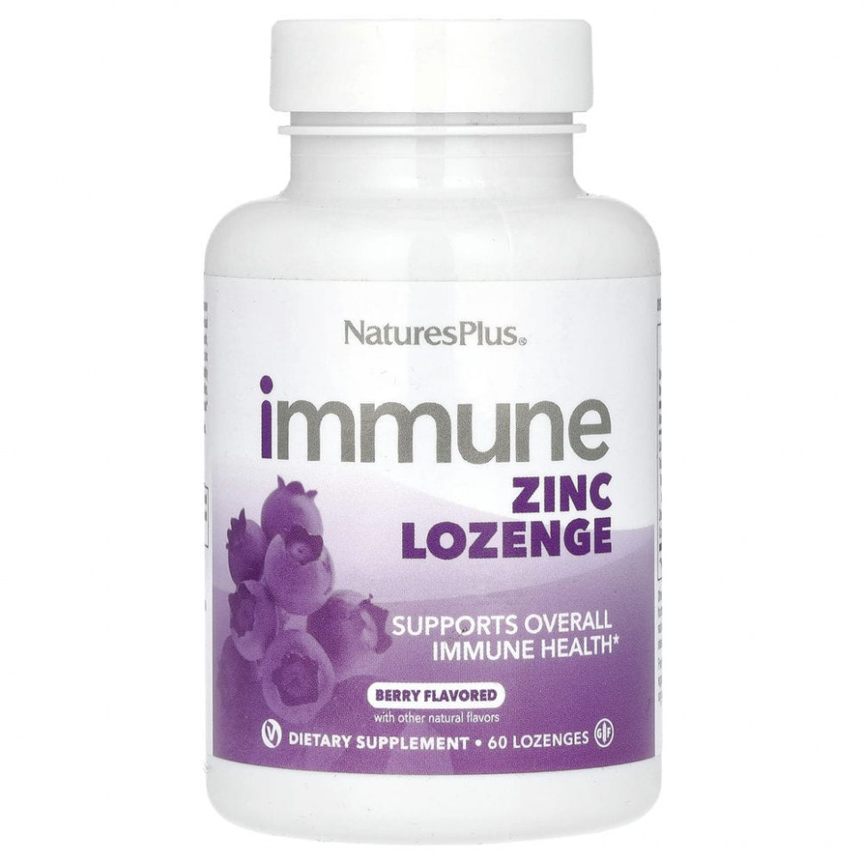 NaturesPlus, Immune Zinc, , 60     , -, 