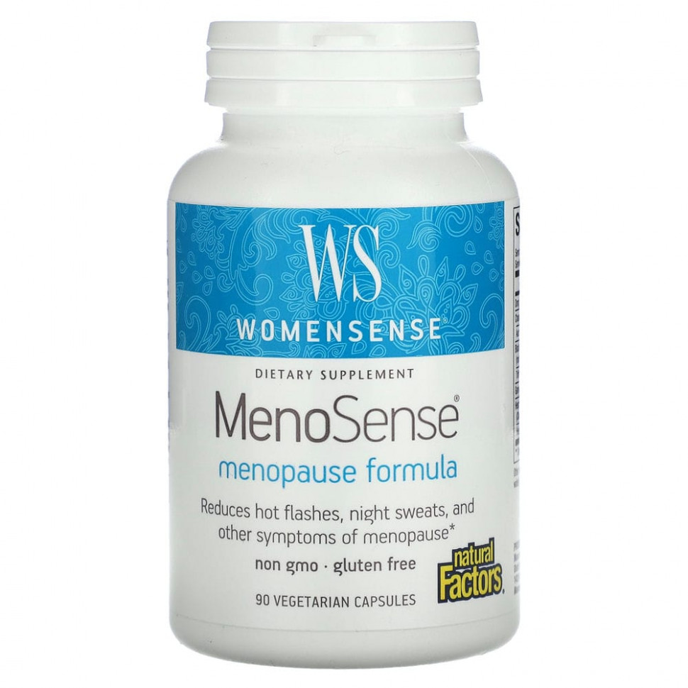 ���������� Natural Factors, WomenSense, MenoSense, ������� ��� ������ � ������ ���������, 90 �������������� ������  Iherb (������)