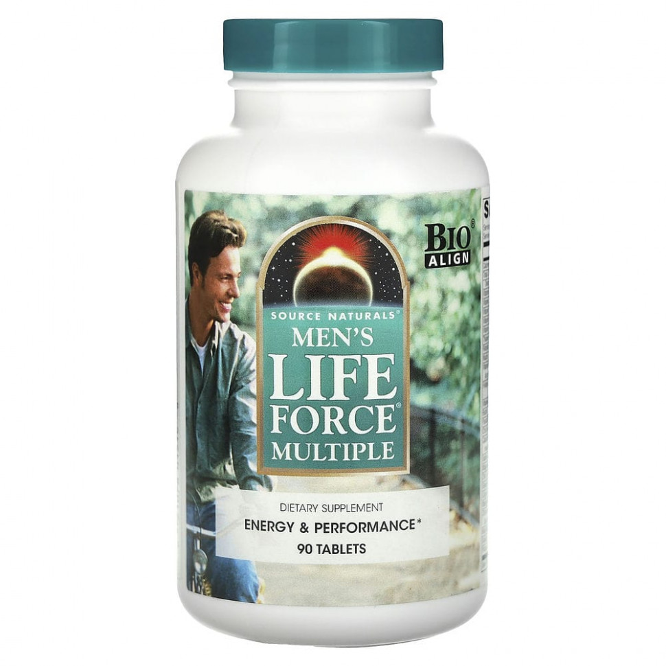 Source Naturals, Men's Life Force Multiple, 90     , -, 