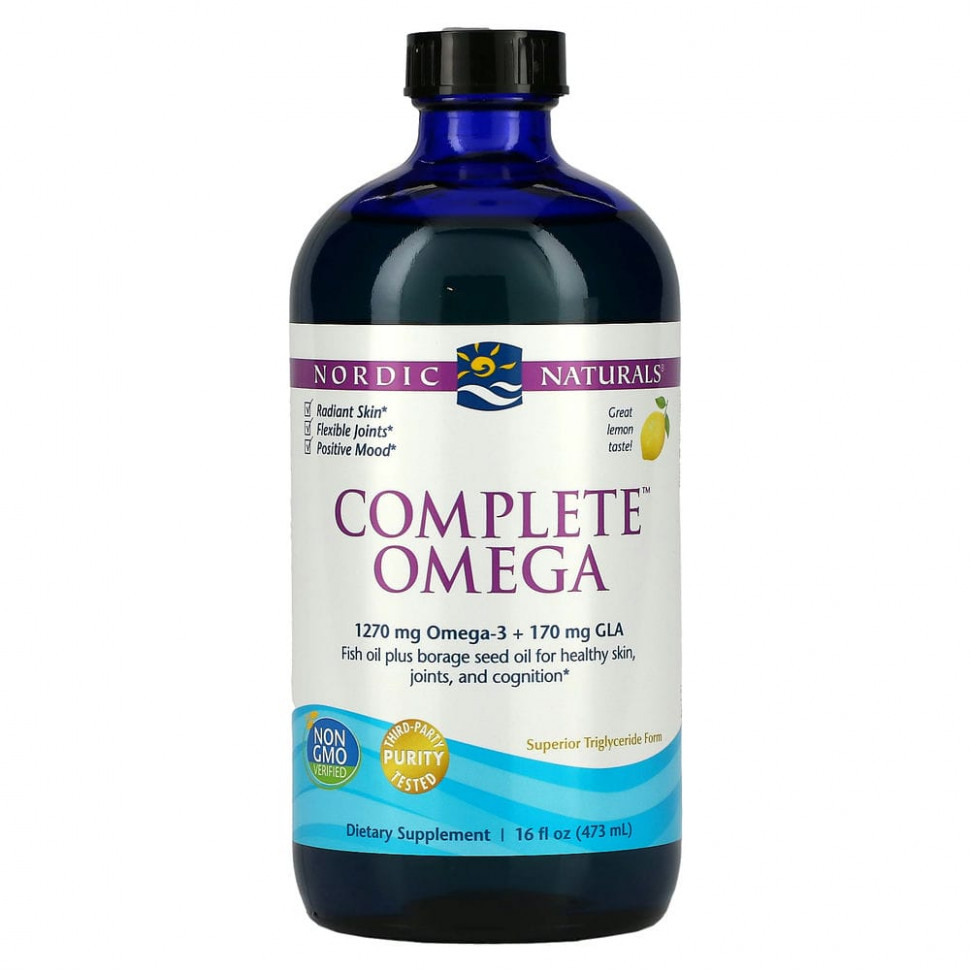 ���������� Nordic Naturals, Complete Omega, �����, 473 �� (16 ������ �����)  Iherb (������)