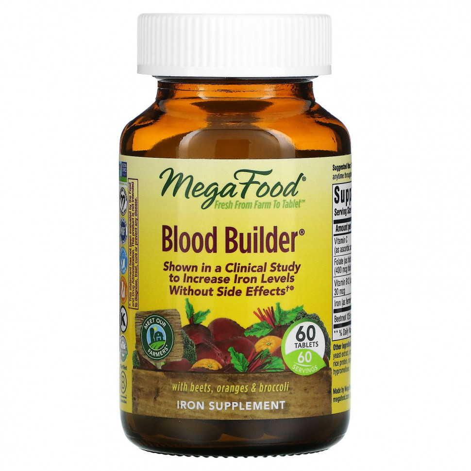 MegaFood, Blood Builder, 60     , -, 