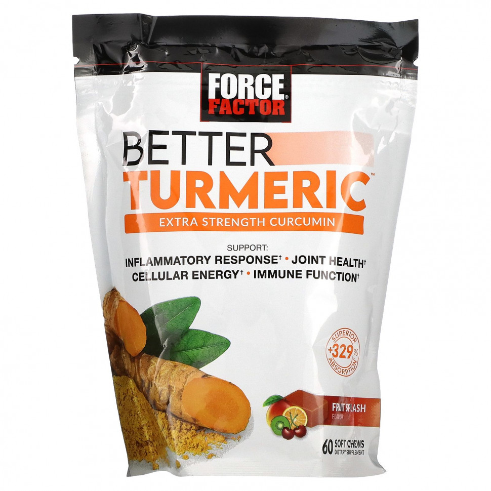 Force Factor, Better Turmeric,    ,  , 60      , -, 