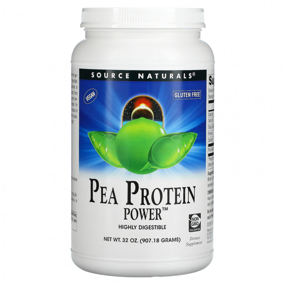 Source Naturals, Pea Protein Power,  , 907,18  (32 )    , -, 