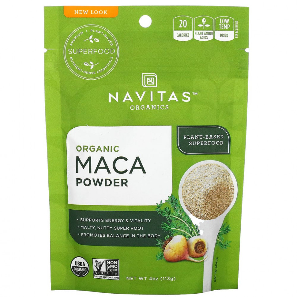  Navitas Organics,   Maca Powder, 113   Iherb ()