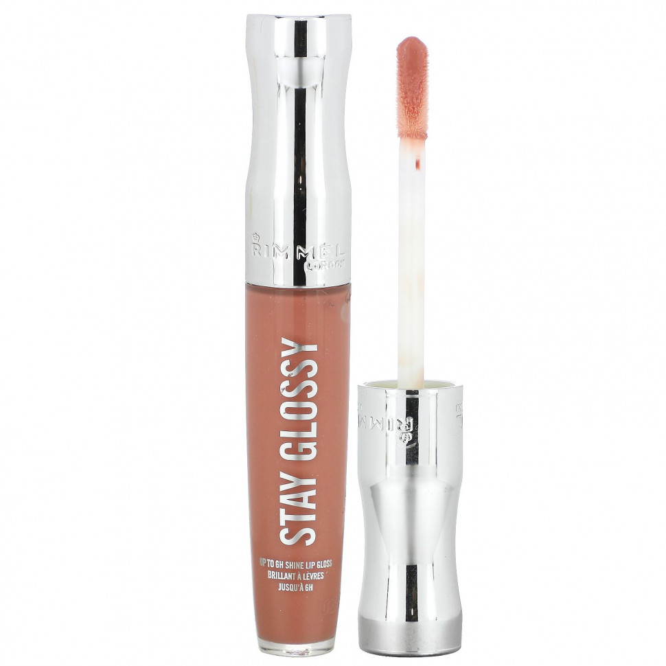 ���������� Rimmel London, Stay Glossy, ����� ��� ���, ������� 133 Bare Minimum, 5,5 �� (0,18 ����. �����)  Iherb (������)
