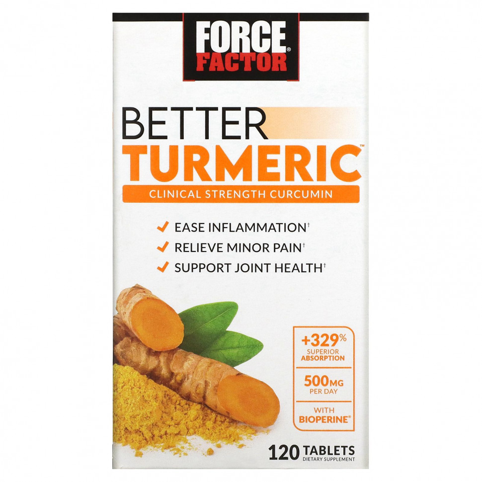 Force Factor, Better Turmeric, 120     , -, 