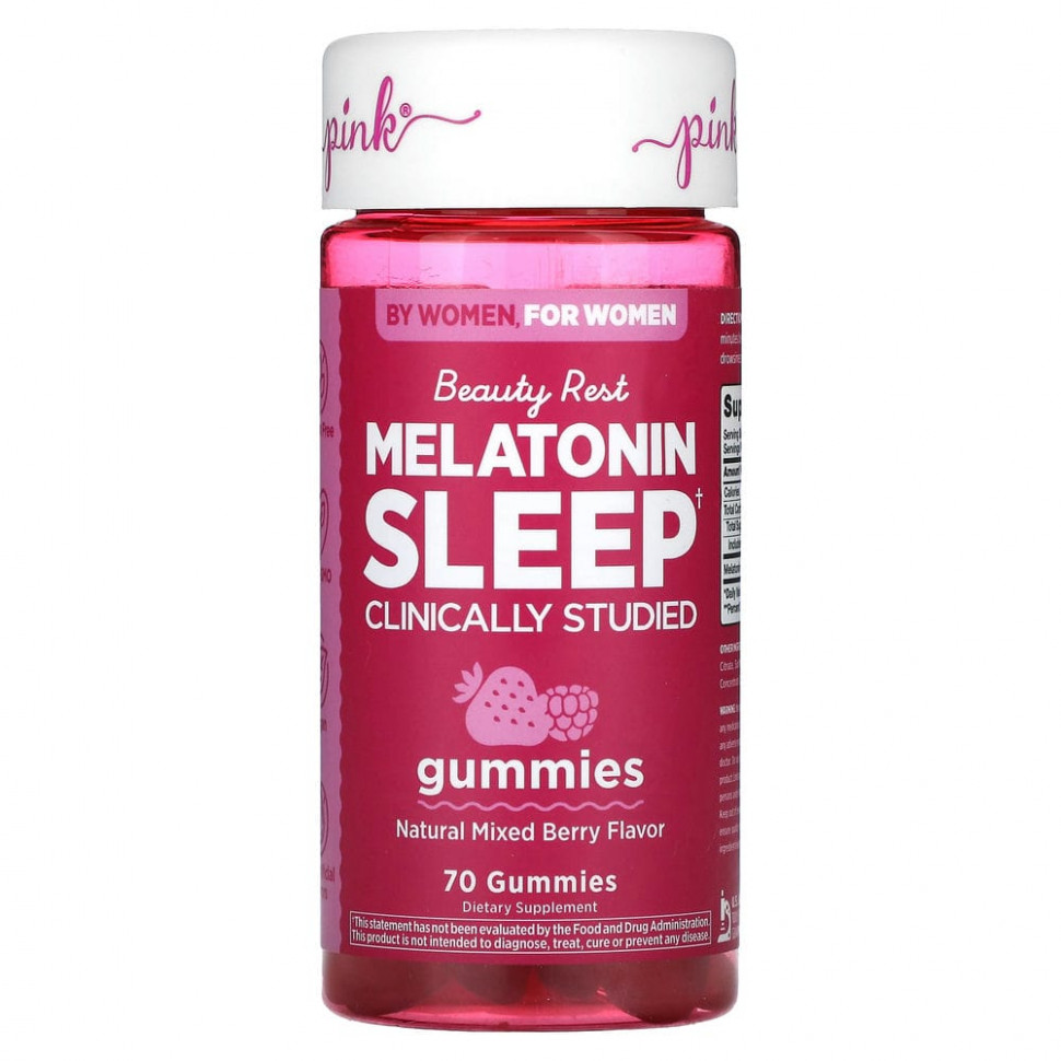 Pink, Beauty Rest Melatonin Sleep,   , 70      , -, 