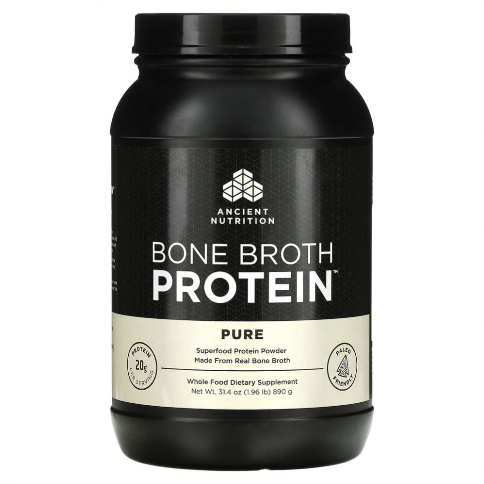 Dr. Axe / Ancient Nutrition, Bone Broth Protein,  , 890  (1,96 )    , -, 